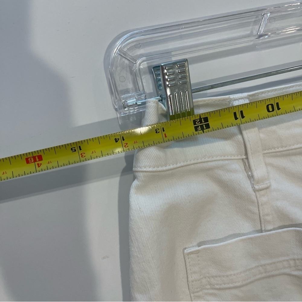 Madewell White High-Slit Jean Skirt 27 - Picture 15 of 17